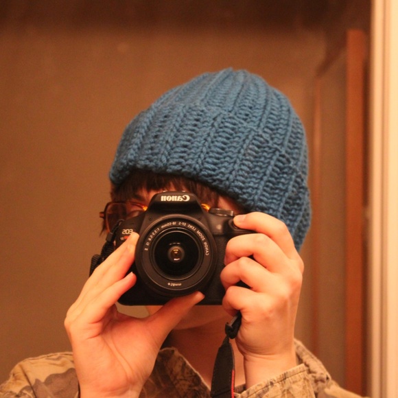 Hand-Crocheted Ribbed Beanies - Eco-Friendly & Cozy- Made with Recycled Material - Picture 4 of 5